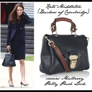 Mulberry Polly Push Lock Satchel
